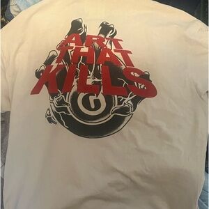 Gallery Department "Art that Kills" collection Cream T-Shirt ,Size M